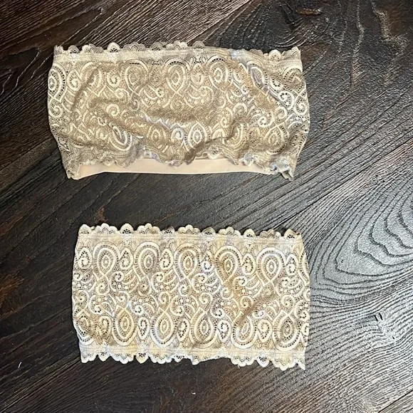 FREE SHIPPING Free People Women's Seamless & Lace Bandeau - Picture 4 of 9